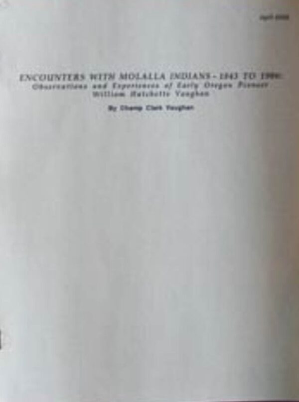 Encounter with the Molalla Indians